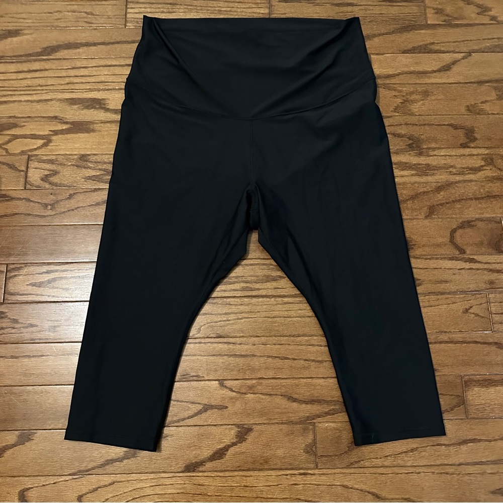 Old Navy black active power soft extra high rise go-dry leggings, XXL